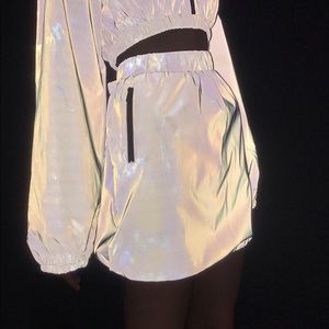 Reflective Dolls Kill Skirt